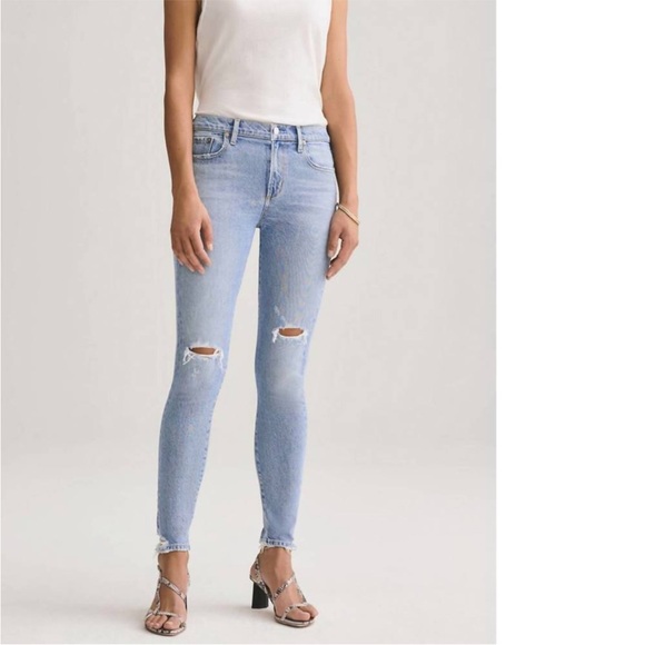 Agolde Denim - Agolde Evereve Jeans Womens 30 Sophie Skinny Shrine Distressed Wash New